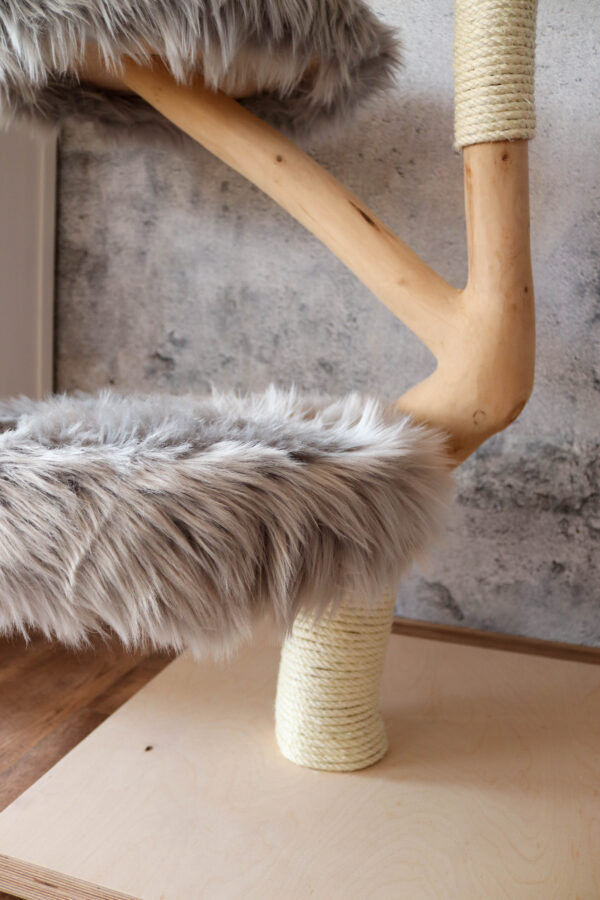 Design Naturkratzbaum 1052 Katzenkratzbaum, Kratzbaum für Katzen, Apfel – Bild 7