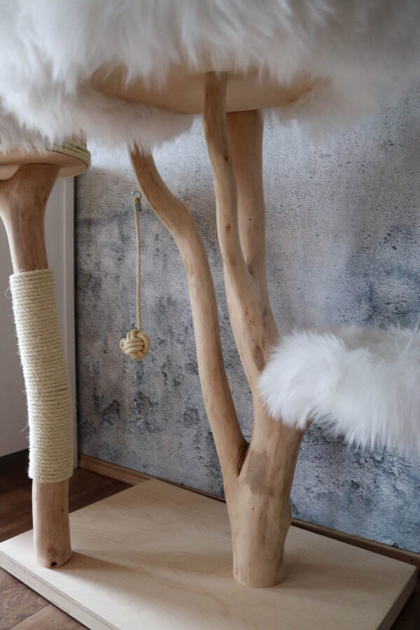Naturkratzbaum 1053 Katzenkratzbaum, Kratzbaum für Katzen mit Höhle – Bild 8