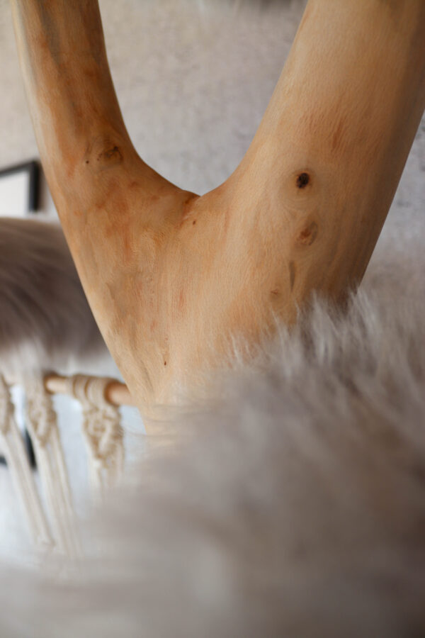 Naturkratzbaum 1057 Katzenkratzbaum Kratzbaum mit Kunstfell und Schaukel – Bild 9