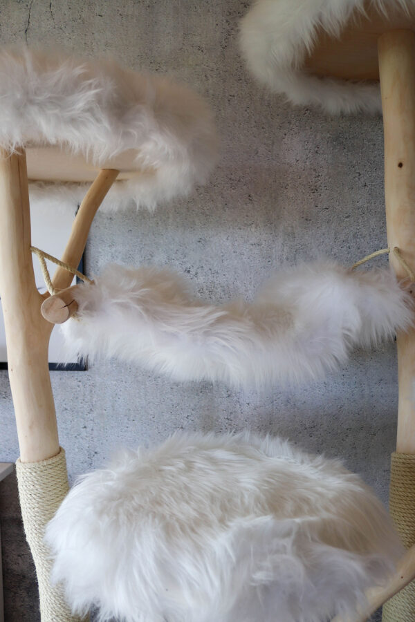 Naturkratzbaum 1076 Katzenkratzbaum, Kratzbaum für Katzen mit Hängematte – Bild 9