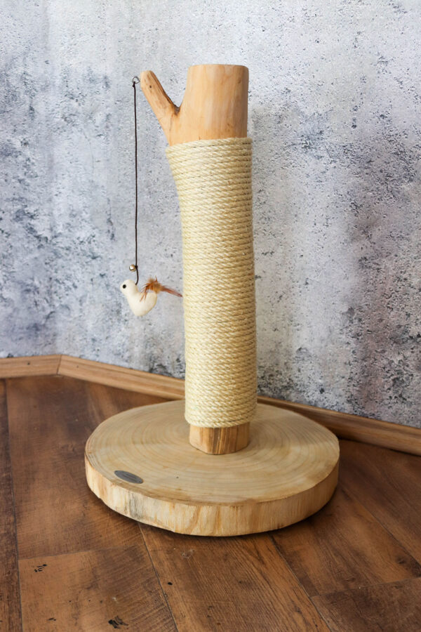 Kratz- und Spielstämmchen 1082 Katzenkratzstamm mit Sisal, Kratzsäule, Höhe ca. 64 cm – Bild 2