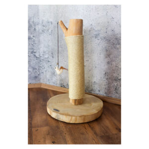 Kratz- und Spielstämmchen 1082 Katzenkratzstamm mit Sisal, Kratzsäule, Höhe ca. 64 cm