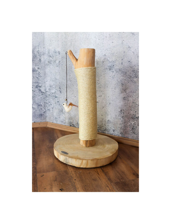 Kratz- und Spielstämmchen 1082 Katzenkratzstamm mit Sisal, Kratzsäule, Höhe ca. 64 cm