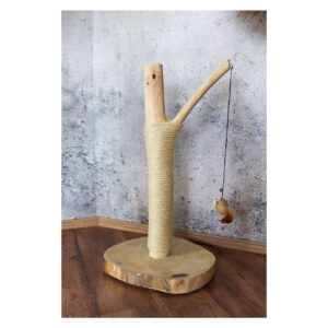 Kratz- und Spielstämmchen 1084 Katzenkratzstamm mit Sisal, Kratzsäule, Höhe ca. 71 cm