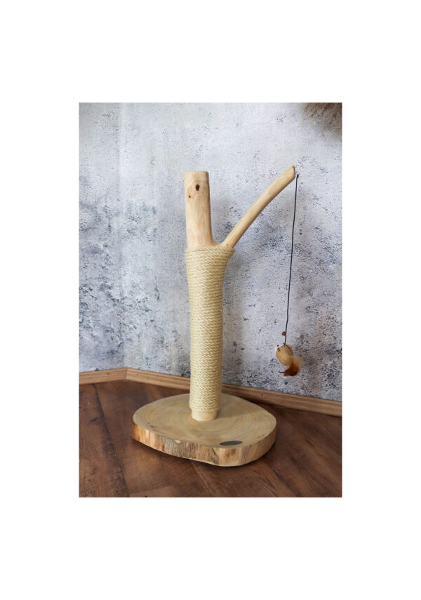 Kratz- und Spielstämmchen 1084 Katzenkratzstamm mit Sisal, Kratzsäule, Höhe ca. 71 cm