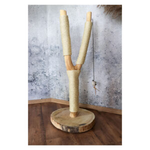 Kratz- und Spielstämmchen 1085 Katzenkratzstamm mit Sisal, Kratzsäule, Höhe ca. 87 cm