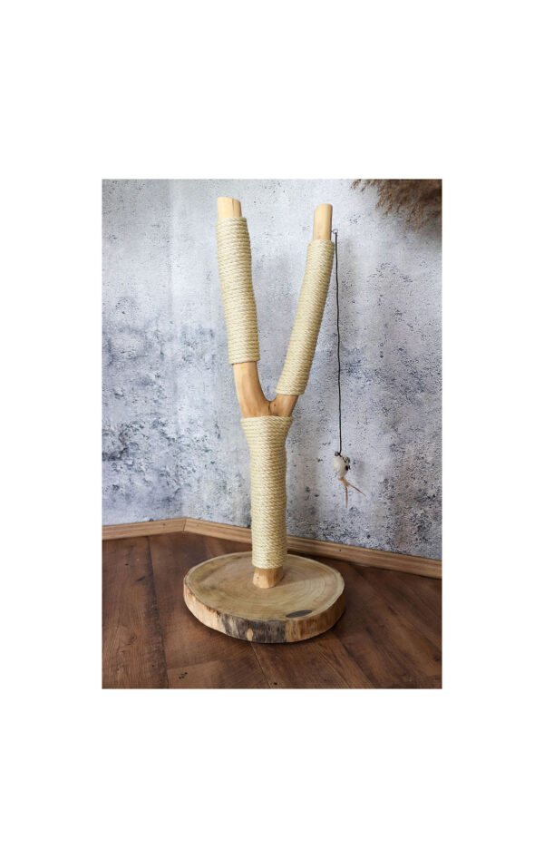 Kratz- und Spielstämmchen 1085 Katzenkratzstamm mit Sisal, Kratzsäule, Höhe ca. 87 cm