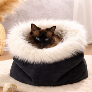 Kuschelsack Snuggle Bag - Anthrazit/Weiß - 01