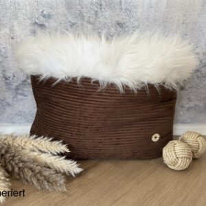 Kuschelsack Snuggle Bag - braun/weiß - 08