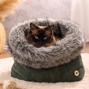 Kuschelsack Snuggle Bag - army green/braun - 03