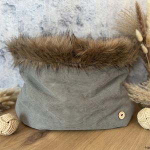 Kuschelsack Snuggle Bag - grau/braun - 13