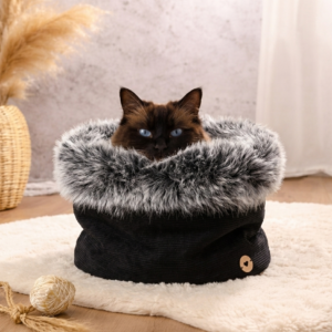 Kuschelsack Snuggle Bag - Schwarz/Schwarz-Weiß