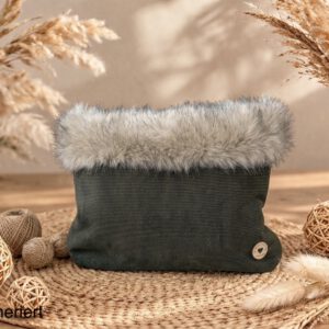 Kuschelsack Snuggle Bag - army green/naturgrau - 09
